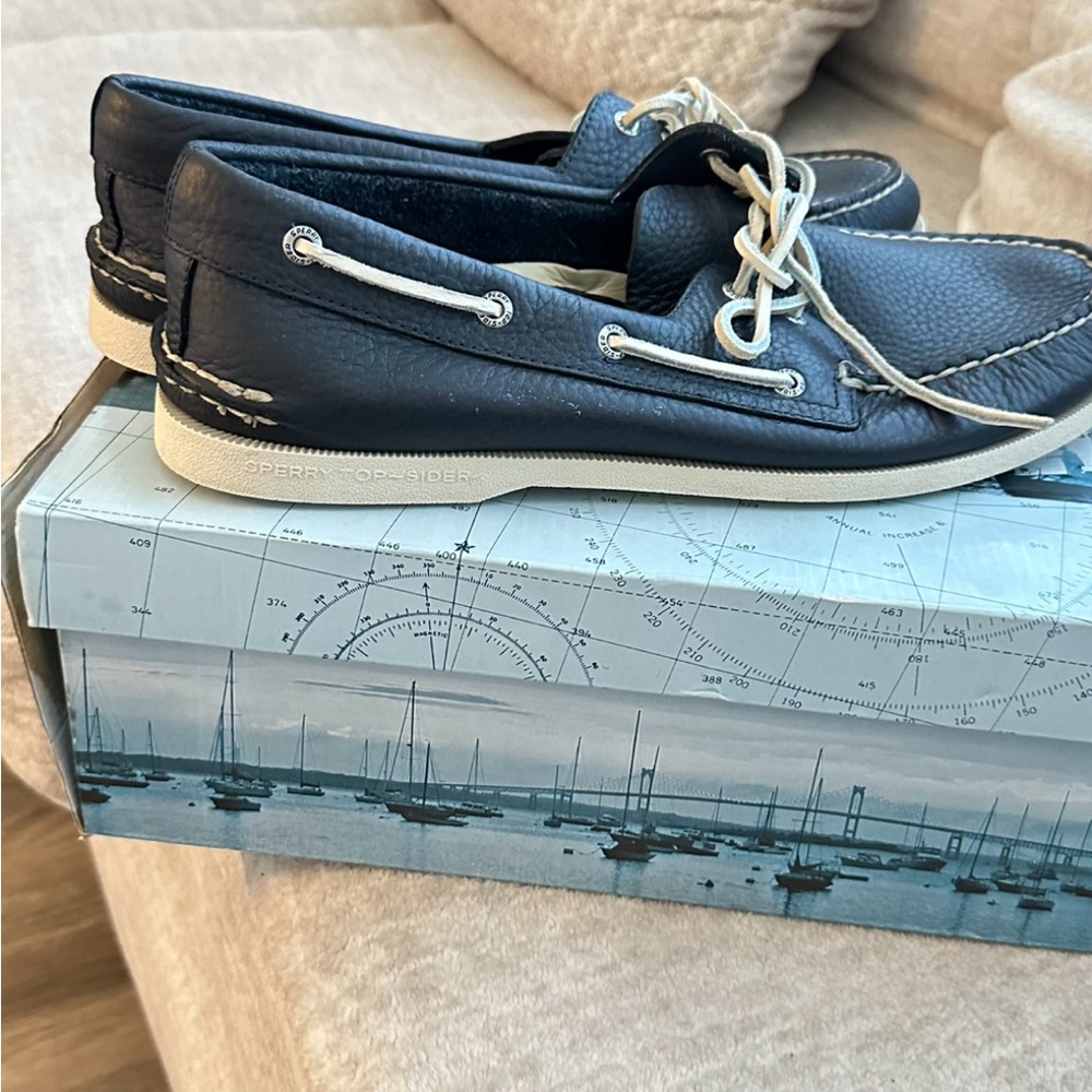 Sperry Men's Dark Blue Boat Shoes